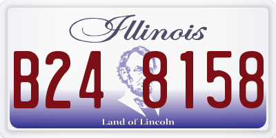 IL license plate B248158