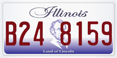 IL license plate B248159