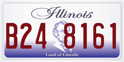 IL license plate B248161