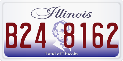 IL license plate B248162