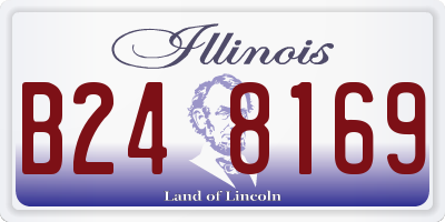 IL license plate B248169