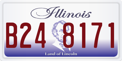 IL license plate B248171