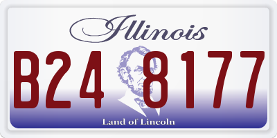 IL license plate B248177