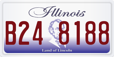 IL license plate B248188