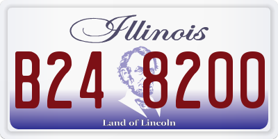IL license plate B248200