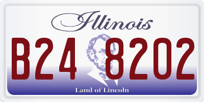 IL license plate B248202