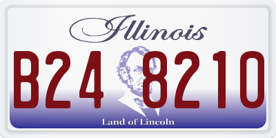 IL license plate B248210