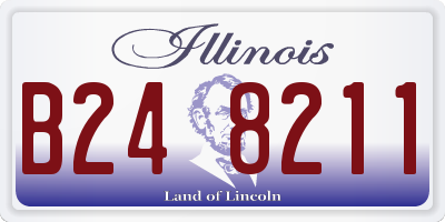IL license plate B248211