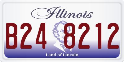 IL license plate B248212