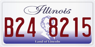 IL license plate B248215
