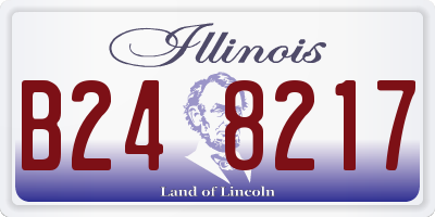 IL license plate B248217
