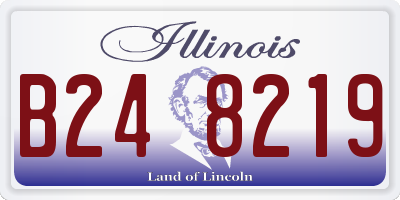 IL license plate B248219
