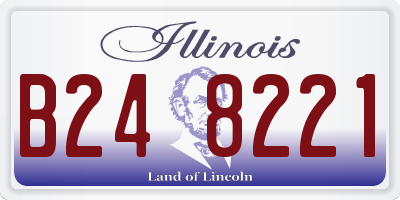 IL license plate B248221