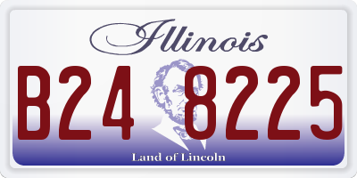 IL license plate B248225