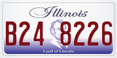 IL license plate B248226