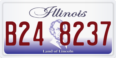 IL license plate B248237