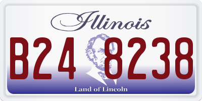 IL license plate B248238