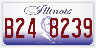 IL license plate B248239