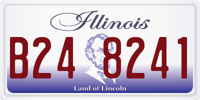 IL license plate B248241