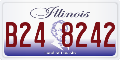 IL license plate B248242