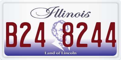 IL license plate B248244