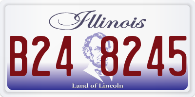 IL license plate B248245