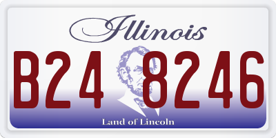 IL license plate B248246