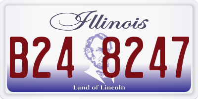 IL license plate B248247
