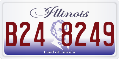 IL license plate B248249