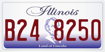 IL license plate B248250