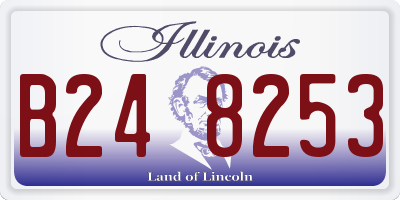 IL license plate B248253
