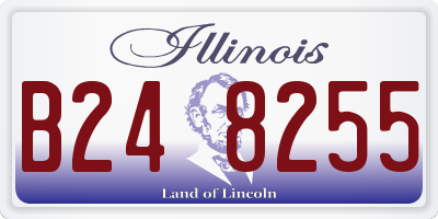 IL license plate B248255