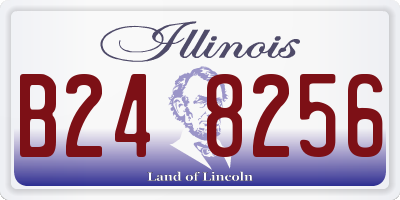 IL license plate B248256