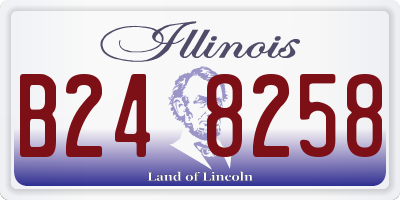 IL license plate B248258