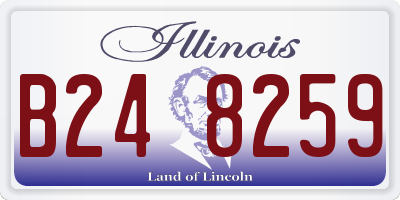 IL license plate B248259