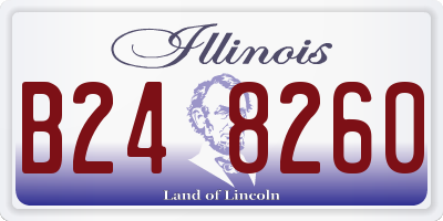 IL license plate B248260