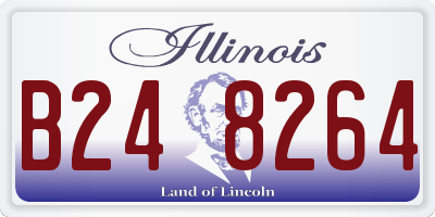 IL license plate B248264