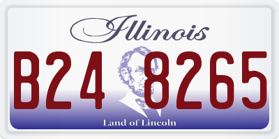 IL license plate B248265