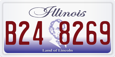 IL license plate B248269