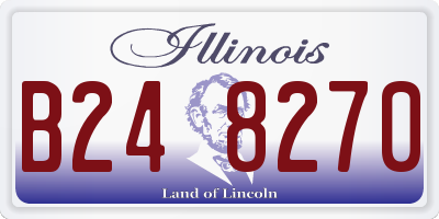 IL license plate B248270