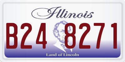 IL license plate B248271
