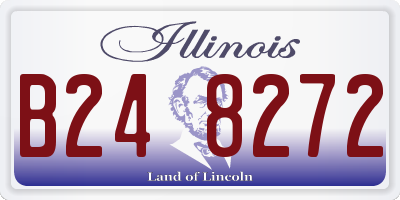 IL license plate B248272
