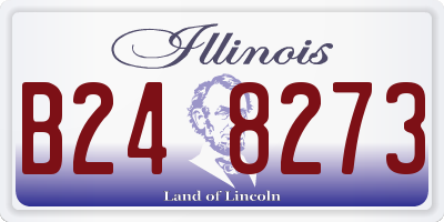 IL license plate B248273
