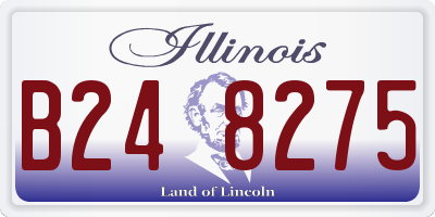 IL license plate B248275