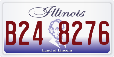 IL license plate B248276