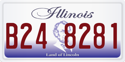 IL license plate B248281