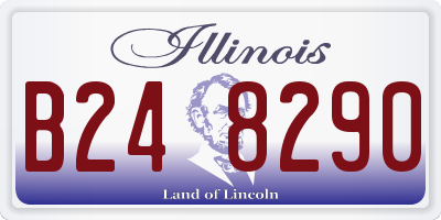 IL license plate B248290