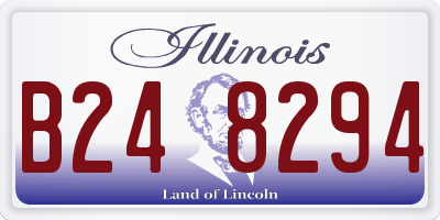 IL license plate B248294