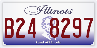 IL license plate B248297