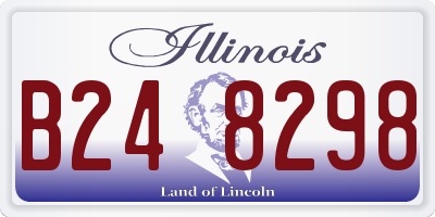 IL license plate B248298